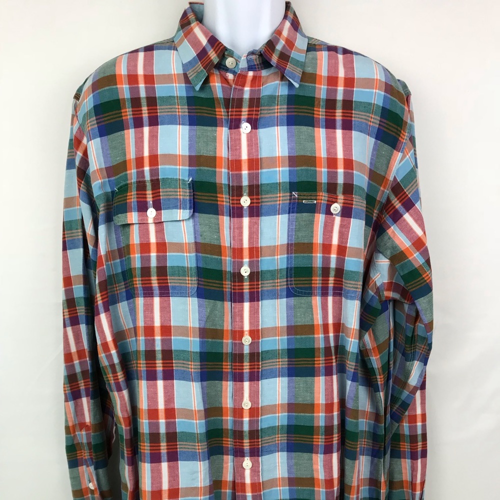 POLO Ralph Lauren Men's 2XL Linen/Silk LS Shirt